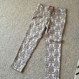 Anthropologie Cartonnier cream ankle Charlie pants